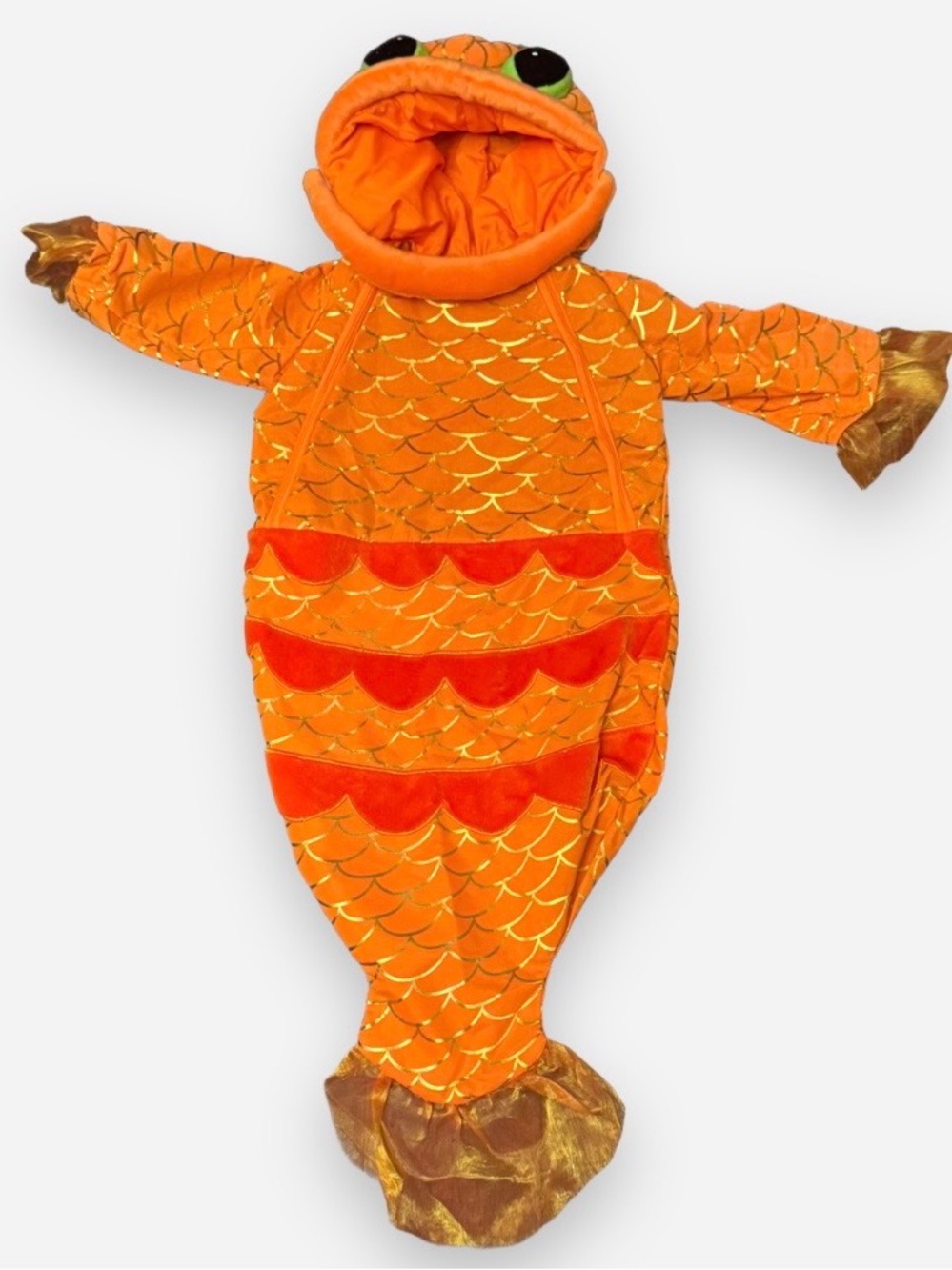 Orange Fish Costume Sleeping Bag for Kids
